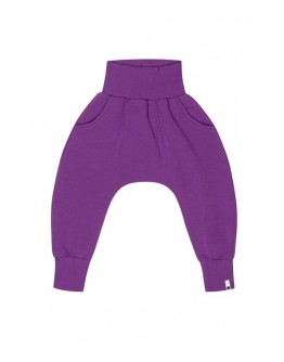 TROUSERS FOR THE WHOLE YEAR - VIOLET