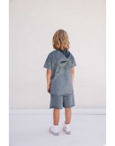 MARMO GREY COMFORT FIT SHORTS